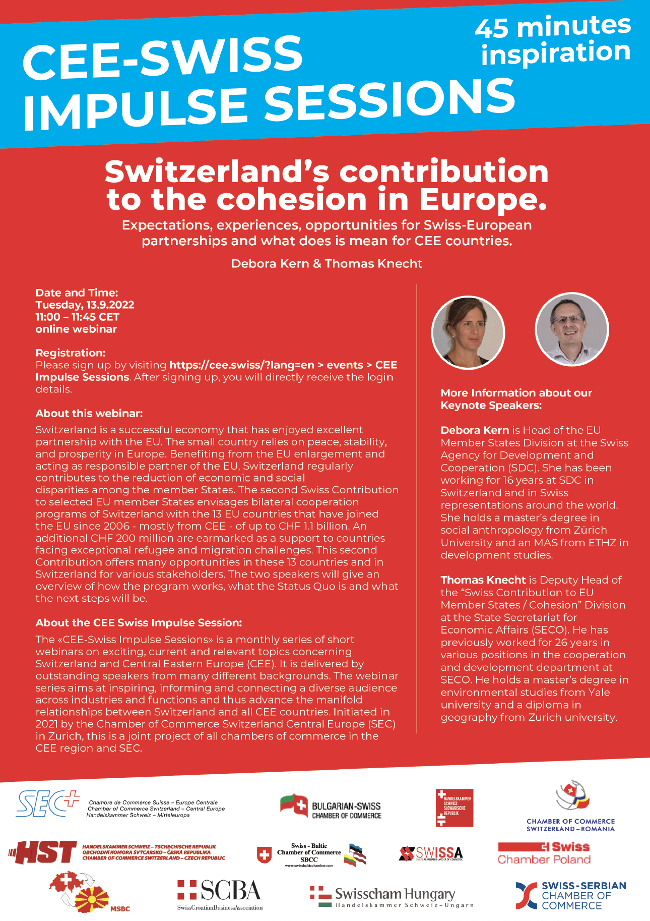 Partnerske podujatie: CEE Swiss Impulse Session