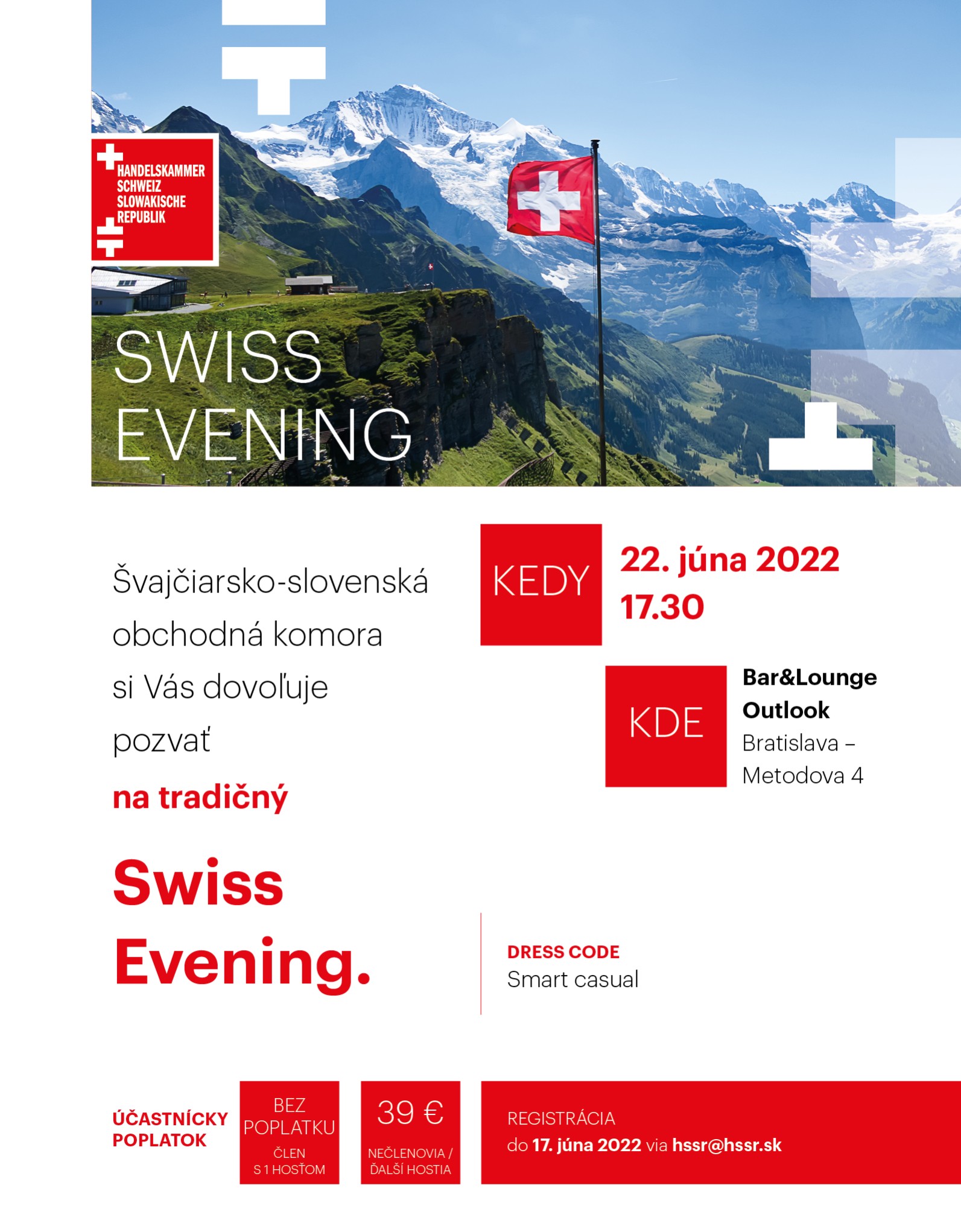 Pozvánka - Swiss Evening