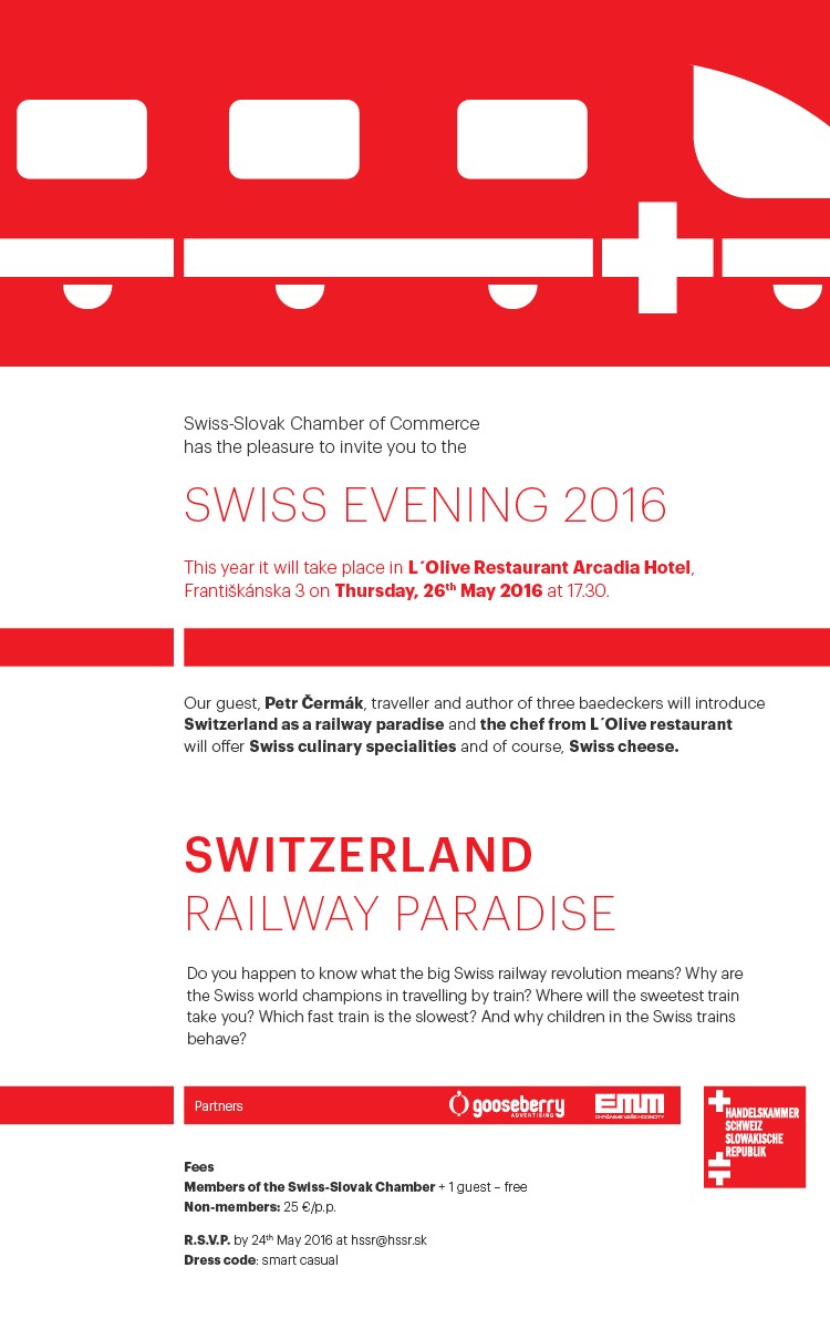 SWISS EVENING - Invitation