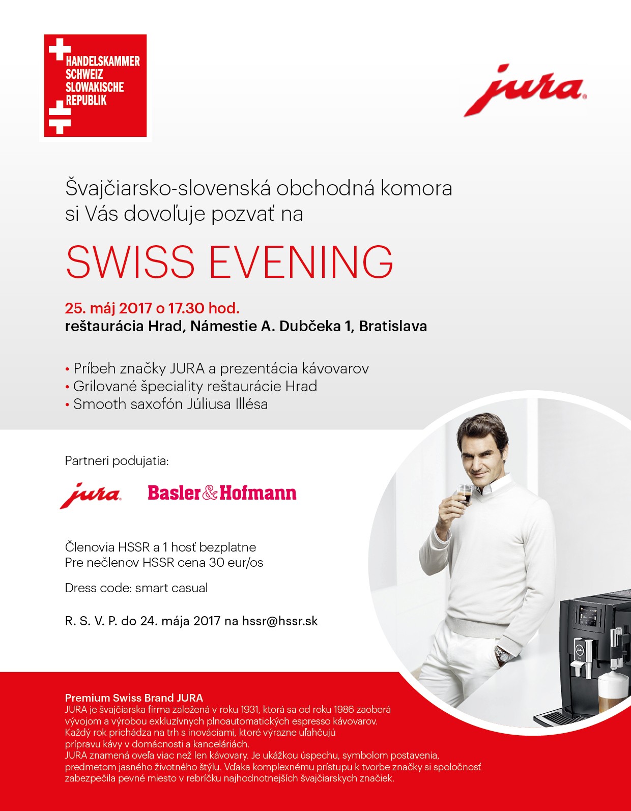 SWISS EVENING - pozvánka
