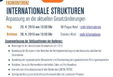 Pozvánka na konferenciu Mezinárodní struktury - HSSR